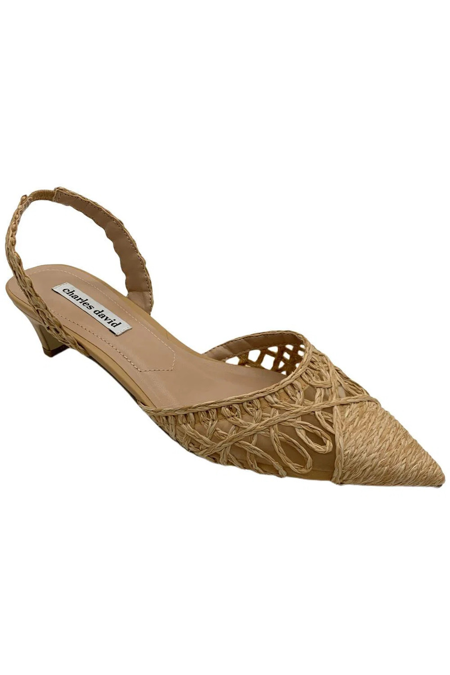 Charles by Charles David Women's Artiste Slingback Heel Natural - Medium
